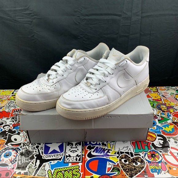 Nike Shoes | All White Nike Air Force S Af1 15 Mens W Box | Poshmark